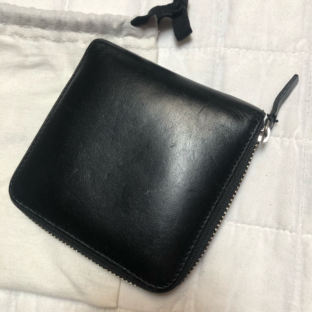 Everlane black leather zip wallet - Picture 4 of 7